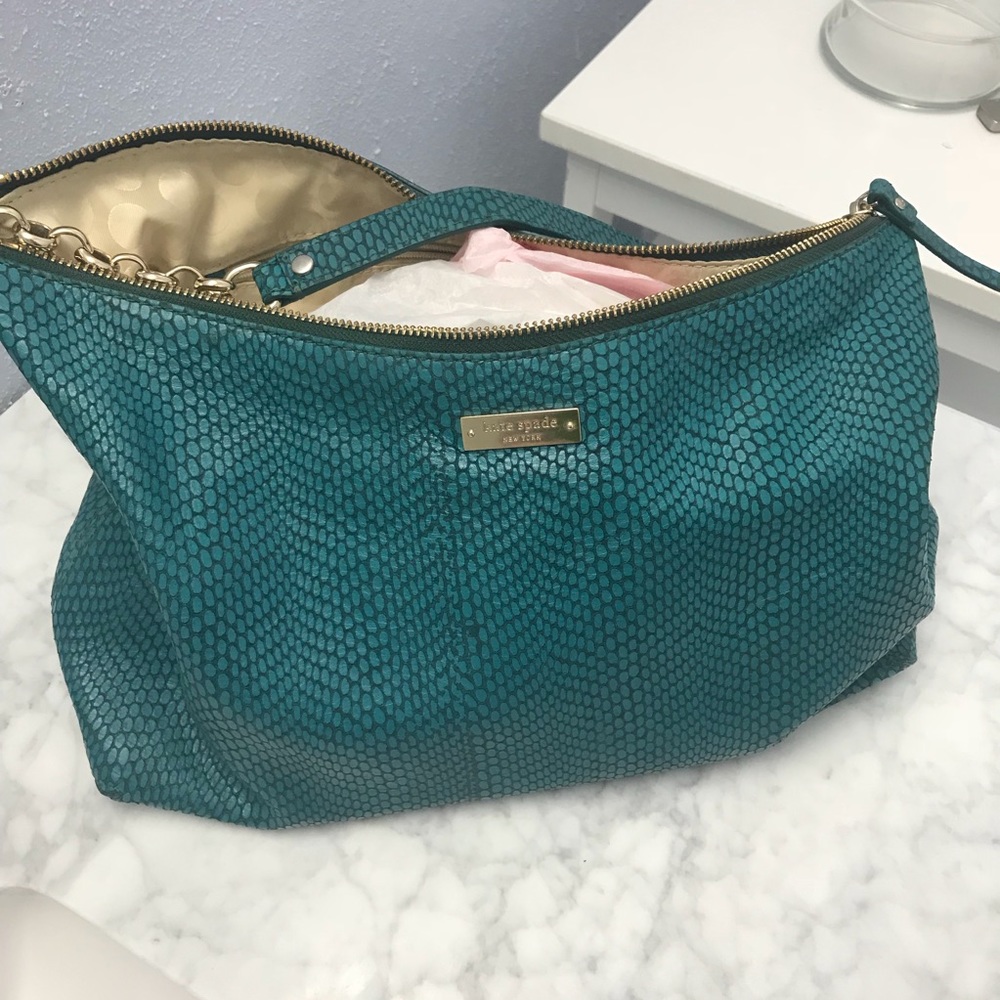 Aqua Kate Spade bag